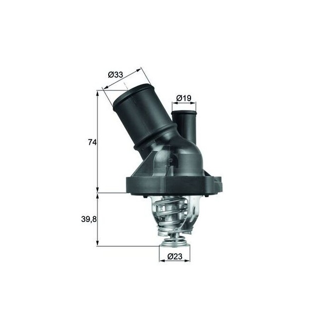 Termostat,lichid racire MAHLE