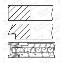 Set segmenti piston GOETZE