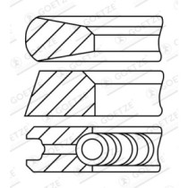 Set segmenti piston GOETZE