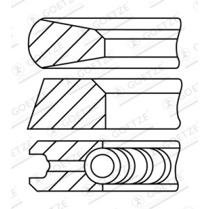 Set segmenti piston GOETZE