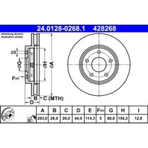 Disc frana ATE