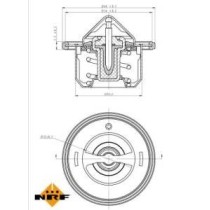 Termostat,lichid racire NRF