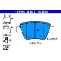 Set placute frana,frana disc ATE