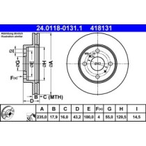 Disc frana ATE