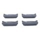 Set placute frana spate ATE pentru FORD USA PROBE II, MAZDA 626 IV, MX-6, XEDOS 6 1.6-2.5 08.91-10.99 43.6mm x 99.9mm x 13.5mm