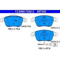 Set placute frana,frana disc ATE