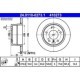 Disc frana ATE Spate Dreapta/Stanga BMW 3 (E36), Z3 (E36) 1.6-3.0 09.93-06.03 272.0 mm exterior 161.0 mm interior 83.0 mm inaltime