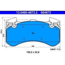 Set placute frana,frana disc ATE