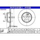 Disc frana ATE Fata Dreapta/Stanga MERCEDES C (W202) 1.8-2.5D 03.93-05.00 Diametru exterior 284.0 mm Inaltime 43.5 mm