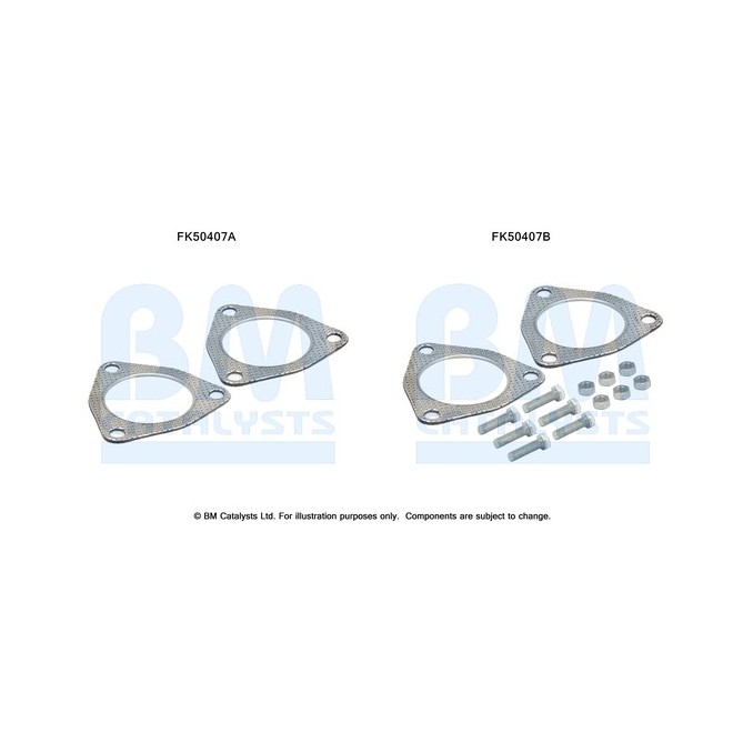 Set montare, sistem de esapament BM CATALYSTS