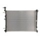 Radiator motor KOYORAD, 600x440x16 mm, Automat, compatibil KIA CERATO I/II 1.6/2.0, Sistem de racire