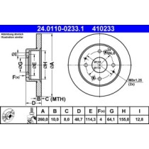 Disc frana ATE