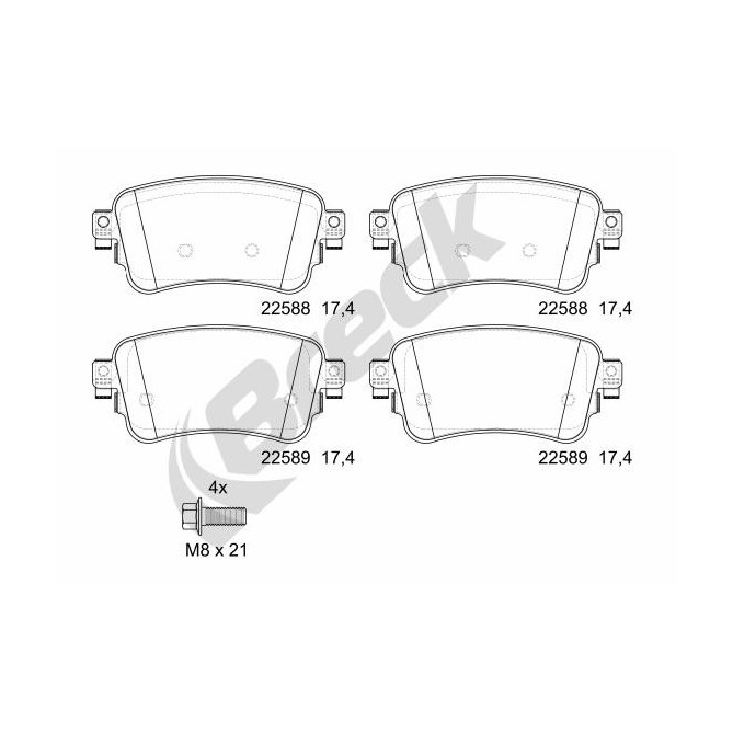 Brake Pad Set, disc brake 