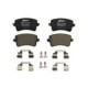 Set plăcuțe de frână ceramice spate cu pad de amortizare, șuruburi ghidare caliper, AUDI A4 ALLROAD B8, A4 B8, A5, Q5 1.8-4.2 06.07-05.17