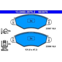 Set placute frana,frana disc ATE