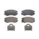 Set plăcuțe frână față disc (cu accesorii) pentru HYUNDAI COUPE II, ELANTRA III, ELANTRA IV, SONATA IV, SONATA V, TIBURON, TUCSON, KIA MAGENTIS I, II, SOUL I 1.6-2.7