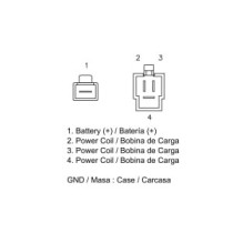 Regulator, alternator DZE