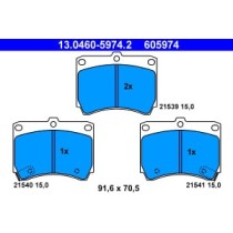 Set placute frana,frana disc ATE