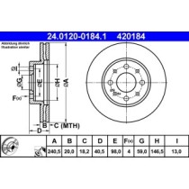 Disc frana ATE