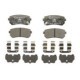 Set placute frana spate ATE cu tampon de amortizare pentru HYUNDAI ACCENT III, I20 I, I30, IX35, SONATA V, SONATA VI, KIA CADENZA II, CEE&apos;D, CERATO II 1.1D-Electric