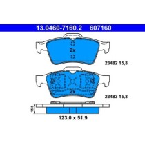 Set placute frana,frana disc ATE