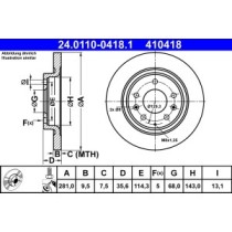 Disc frana ATE