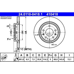 Disc frana ATE