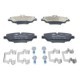 Set placute frana ATE ceramica spate pentru LAND ROVER DEFENDER, DISCOVERY V, RANGE ROVER IV, SPORT II, PORSCHE 918 SPYDER 58.5mm x 131.3mm x 17.7mm