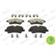 Set placute frana Spate FERODO pentru FORD TOURNEO CUSTOM V362, TRANSIT CUSTOM V362, TRANSIT V363, Latime 136.8 mm, Grosime 17.6 mm