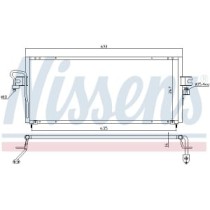 Condensator, climatizare NISSENS