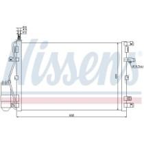 Condensator, climatizare NISSENS