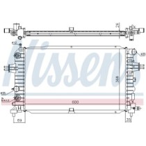 Radiator, racire motor NISSENS