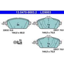 Set placute frana,frana disc ATE