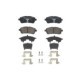 Set placute frana fata ATE DAIHATSU MATERIA, SIRION; FORD FIESTA VI; MAZDA 2; SUBARU JUSTY IV; SUZUKI BALENO, SWIFT IV, V 1.0-1.6D 01.05