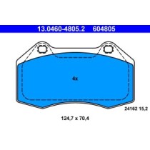 Set placute frana,frana disc ATE