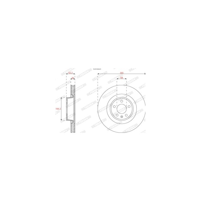 Disc frana FERODO