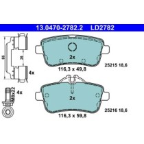 Set placute frana,frana disc ATE