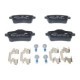 Set placute frana ceramica spate cu suruburi de ghidare pentru MERCEDES GL GLE GLS 2.2D-5.5 06.11-10.19 49.8x116.3x18.6 mm