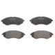 Set plăcuțe frână față, disc frână, compatibile CHEVROLET AVEO / KALOS, DAEWOO KALOS 1.2-1.6, dimensiuni 133.1mm x 48.9mm x 16.9mm