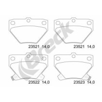 Brake Pad Set, disc brake BRECK