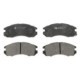 Set placute frana fata ATE pentru SUBARU IMPREZA, LEGACY I, LEGACY II 1.6-2.2 01.89-12.00, inaltime 54.4 mm, latime 127.7 mm, grosime 17.0 mm