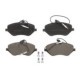 Set plăcuțe frână față cu senzor uzură integrat, compatibil cu CITROEN C5 III, C6; PEUGEOT 407, 607 2.0D-3.0 02.00-