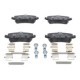 Set placute frana ceramica spate ATE VOLVO S60 II S80 II V60 I V70 III V70 III/KOMBI XC60 I XC70 II 48.7mm 106.0mm 17.3mm