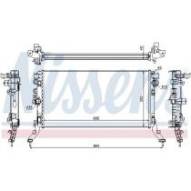 Radiator, racire motor NISSENS