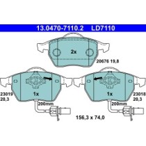 Set placute frana,frana disc ATE