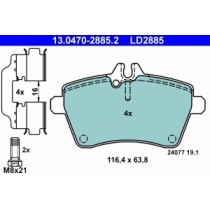 Set placute frana,frana disc ATE