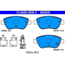 Set placute frana,frana disc ATE