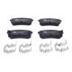 Set placute frana spate ATE pentru HYUNDAI I10 I, KIA PICANTO I, PICANTO II 1.0-1.2LPG 04.04-03.17, inaltime 41.0 mm, latime 92.4 mm, grosime 14.8 mm