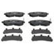 Set placute frana fata ATE cu tampon de amortizare pentru CHRYSLER VOYAGER IV, JEEP CHEROKEE 2.4-3.8 02.00-12.08