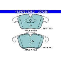 Set placute frana,frana disc ATE